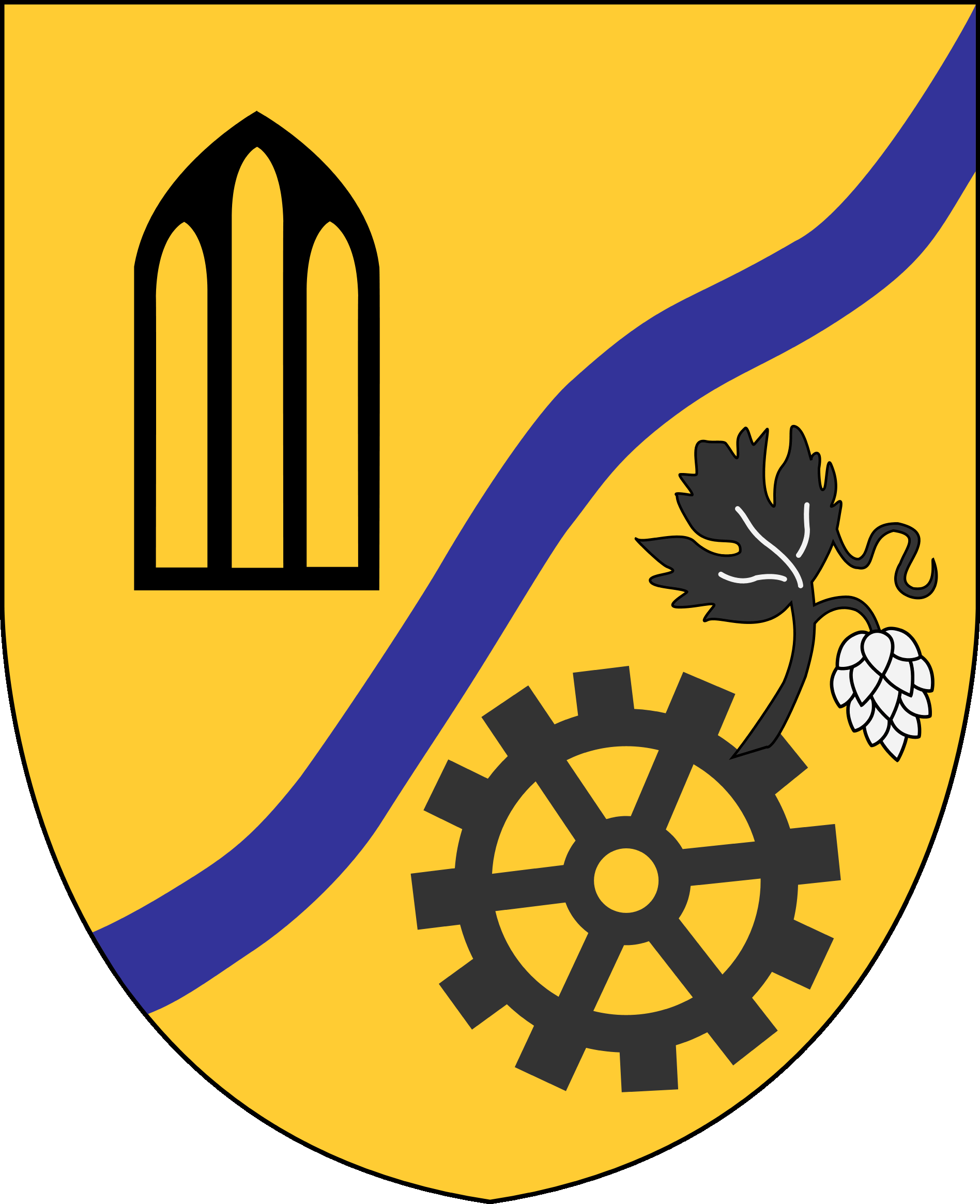 Bild vergrößern: Wappen der Gemeinde Rühn