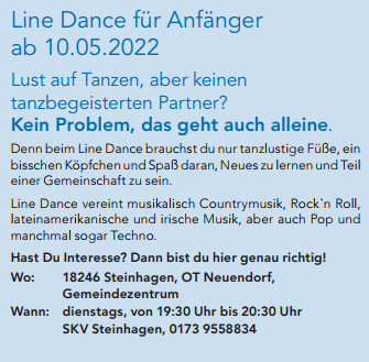 Line Dance Neuendorf