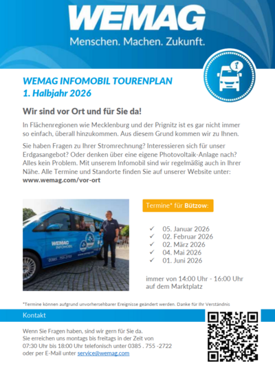 Bild vergr��ern: Wemag Infomobil