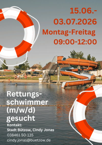 Bild vergr��ern: Rtetungsschwimmer gesucht